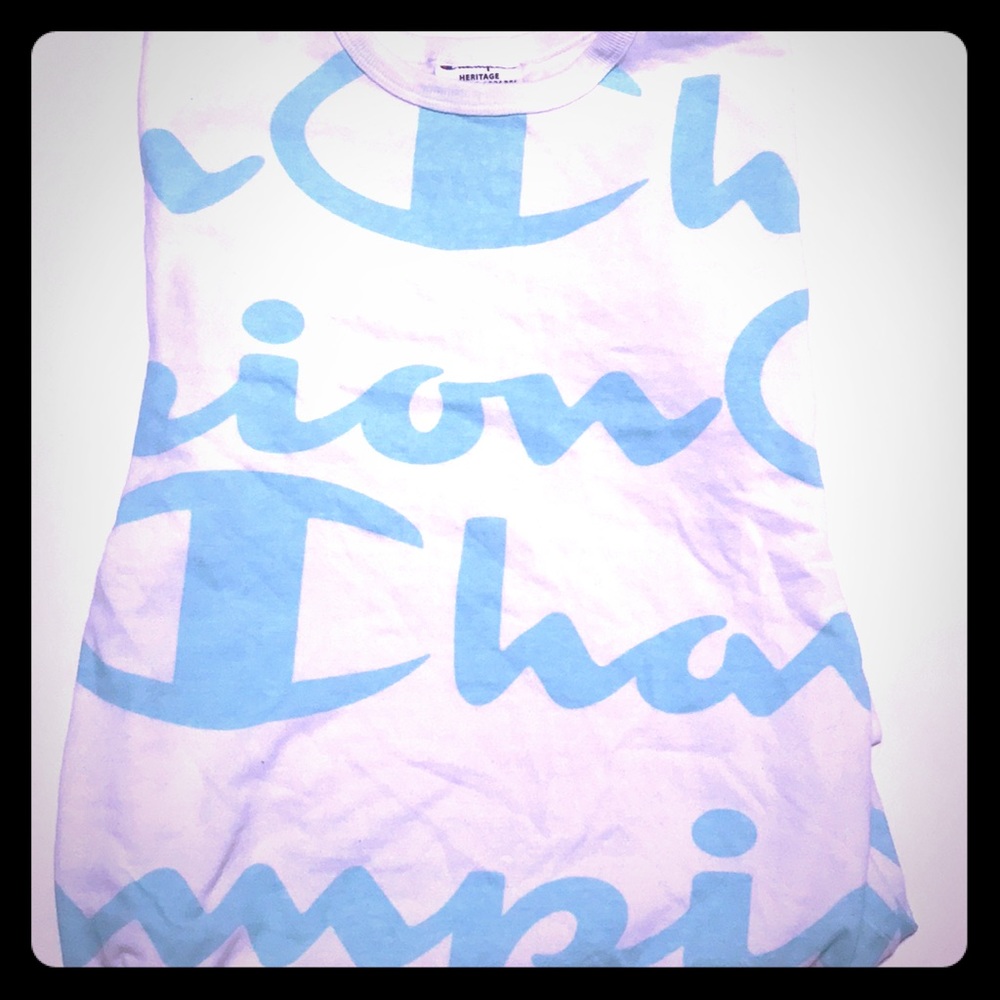 Champion logo bold tee